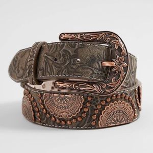 SOLD Rare Angel Ranch Tooled Leather Western Belt